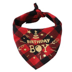 Cotton Triangle Pet Bandana – Adjustable Scarf Collar for Dogs and Cats