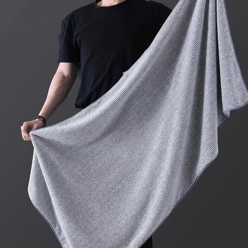 Bamboo Charcoal Coral Velvet Bath Towel – Super Absorbent for Daily Bathroom Use