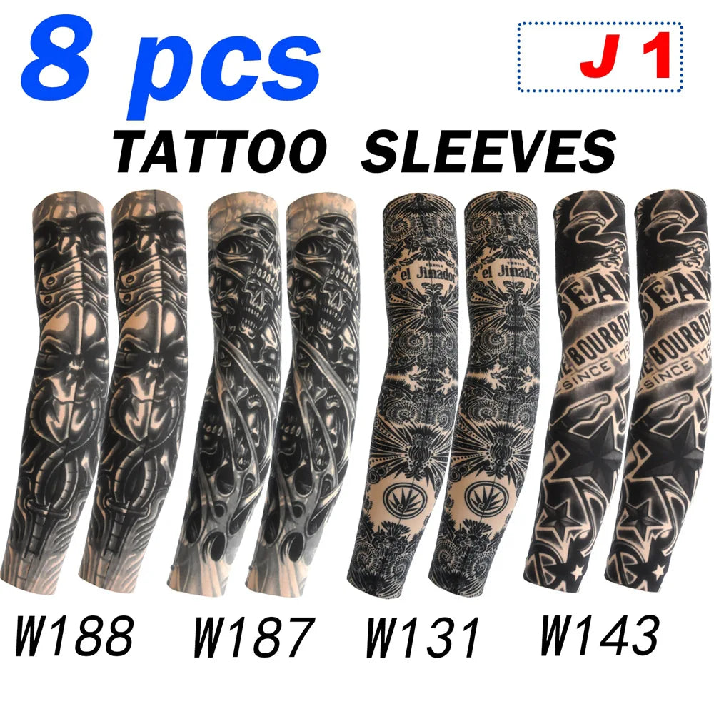 Tattoo Sleeves – Elastic Sun Protection for Outdoor Cycling and Sports