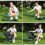 Folding Moon Chair – Lightweight Aluminum Portable Chair for Camping