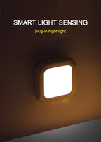 LED Night Light – Motion Sensor Plug-in Lamp for Bedroom and Hallway