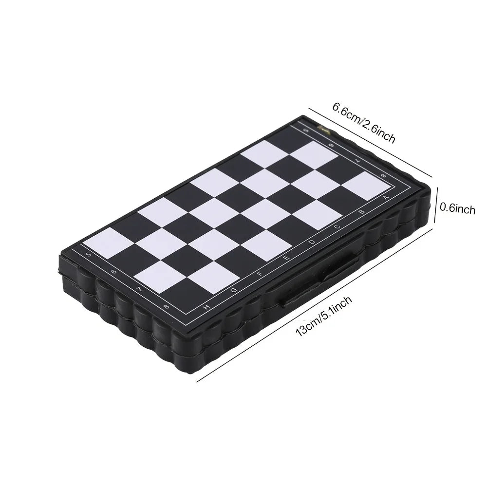 Portable Magnetic Chess Set – Folding Plastic Board Game for Kids Travel
