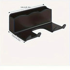 Wall Mounted Hair Dryer Holder – Adhesive Bathroom Storage Bracket