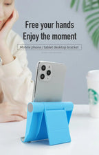 Foldable Desk Phone Holder – Adjustable Mount Stand for Tablets and Smartphones