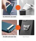 Magnetic Foldable Phone Stand – Ultra Thin Metal Bracket for Desktop Use
