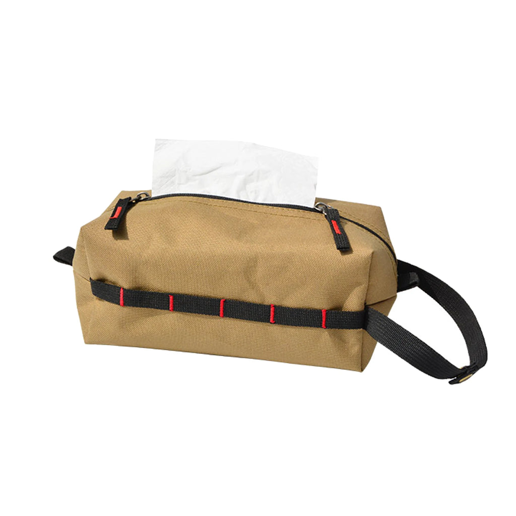 Portable Camping Tissue Case – Hanging Napkin Holder for Outdoor Hiking