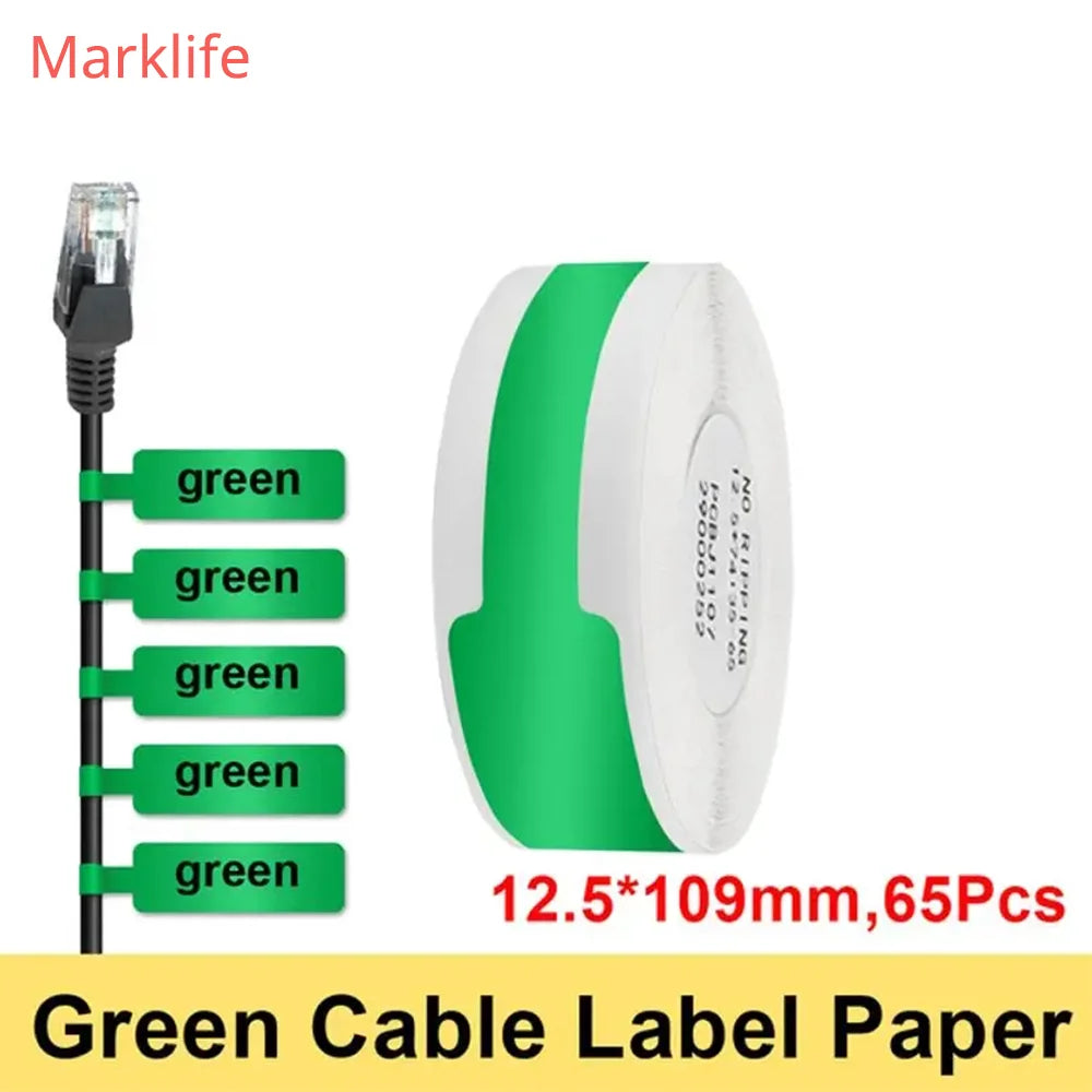 Thermal Label Maker Tape – Waterproof Adhesive Stickers for Office and Home