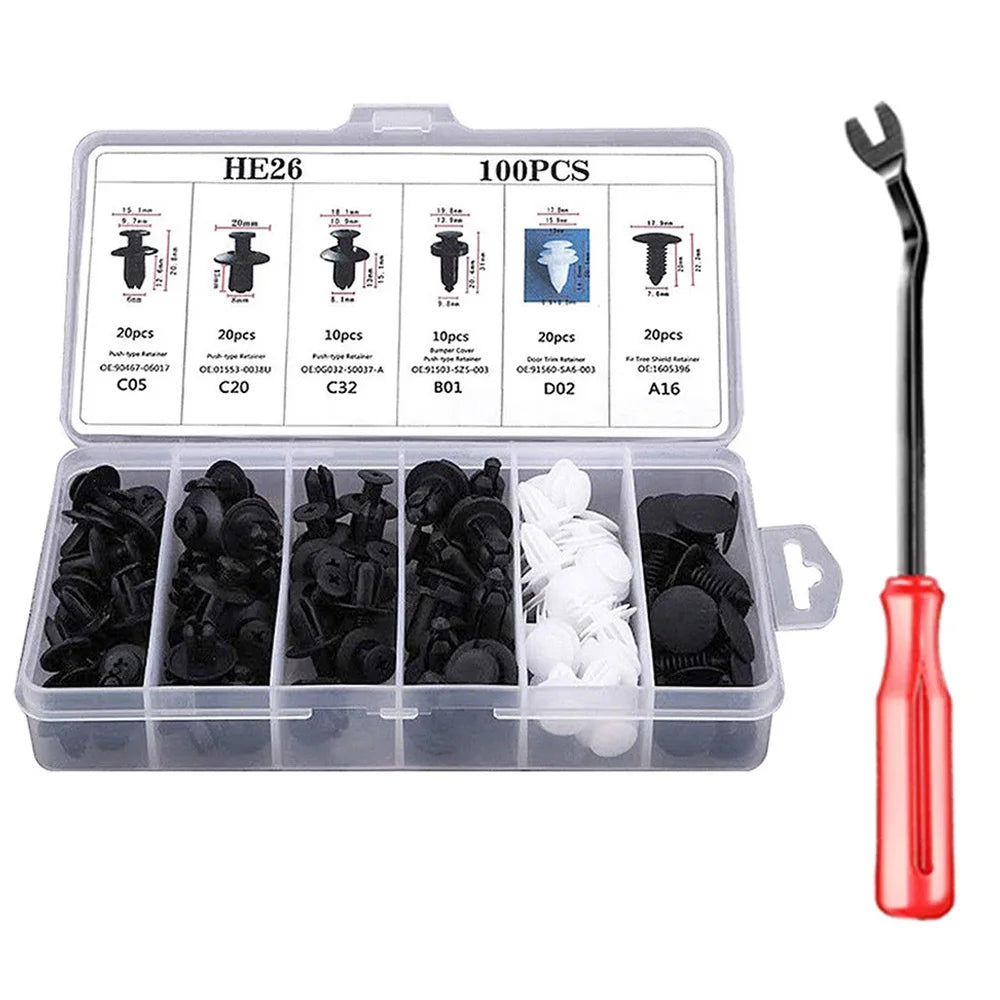Automotive Fastener Clip Kit – Universal Retainers for Car Body Repairs