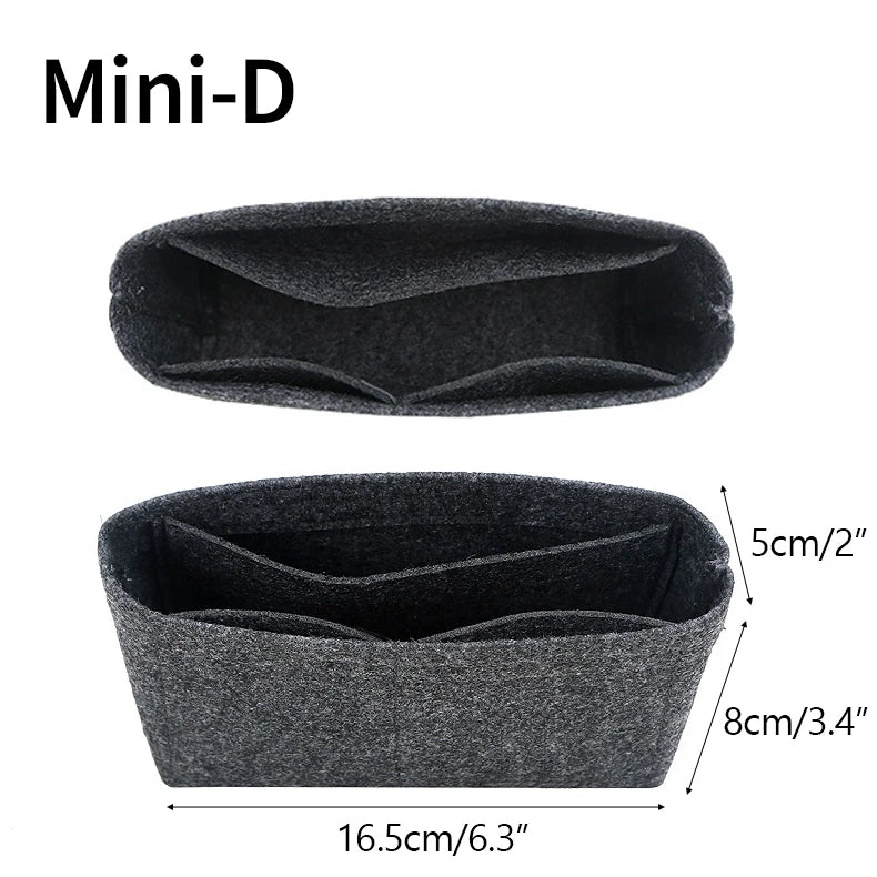 Felt Handbag Organizer – Liner Insert for Longchamp Small Tote Bags