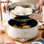 Non-Stick Electric Multi Cooker – Compact Household Pot for Small Meals