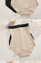 Seamless High Waist Shapewear – Ice Silk Tummy Control Panties for Women