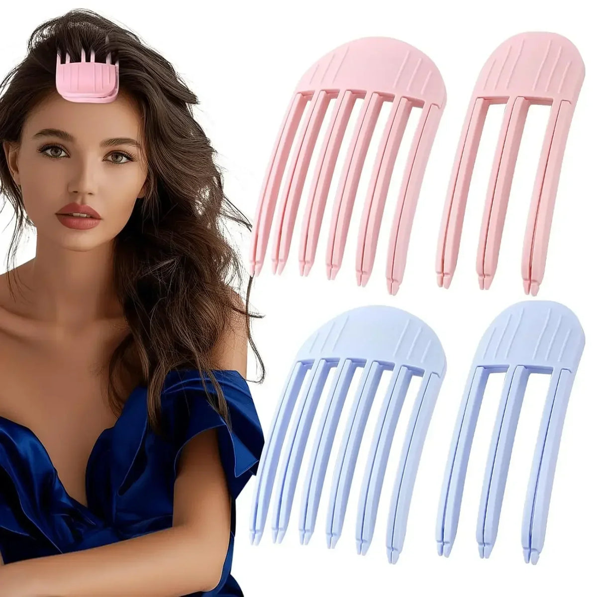 Volumizing Hair Root Clips – Fluffy Curling Bangs for Women Hairstyling