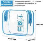 Transparent PVC Travel Toiletry Bag – Waterproof Cosmetic Organizer for Packing