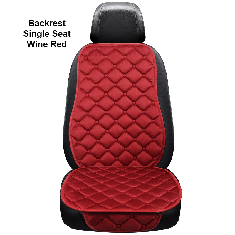 Universal Plush Car Seat Cushion – Winter Warmth for Automotive Interior