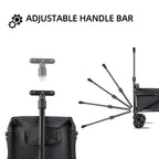 Collapsible Utility Cart – Heavy Duty Foldable Wagon for Camping and Beach
