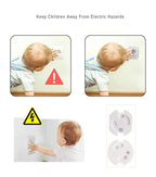 Plastic Electrical Socket Covers – Baby Proofing Outlet Protectors for Child Safety