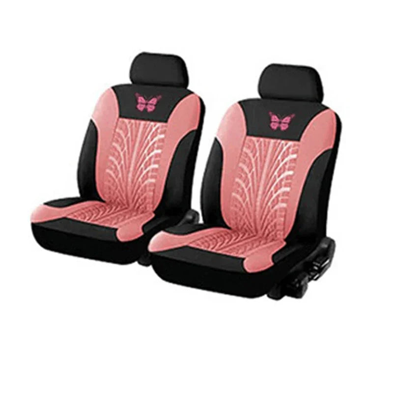 Butterfly Embroidered Car Seat Covers – Universal Auto Interior Accessories