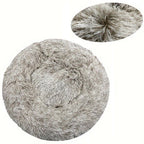 Plush Round Pet Bed – Warm Washable Sofa for Small to Large Dogs and Cats