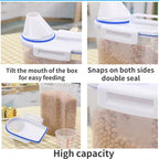 Airtight Plastic Pet Food Container – Moisture-proof Storage for Dog Cat Food