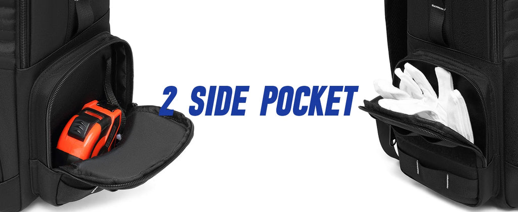 Heavy Duty Tool Backpack – Portable Organizer for Electricians and Plumbers