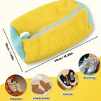 Chenille Shoe Laundry Bag – Non-Abrasive Mesh Protector for Sneaker Washing