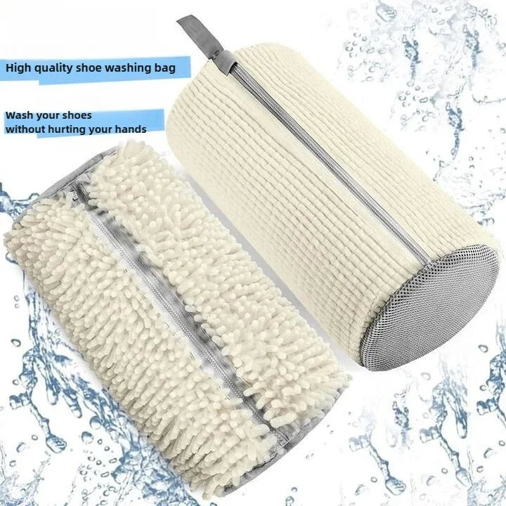 Heavy Duty Mesh Shoe Wash Bag – Protective Sneaker Laundry Carrier for Cleaning