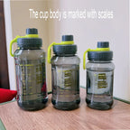 Large Capacity Water Bottle – Solid Color Tumbler for Outdoor Fitness