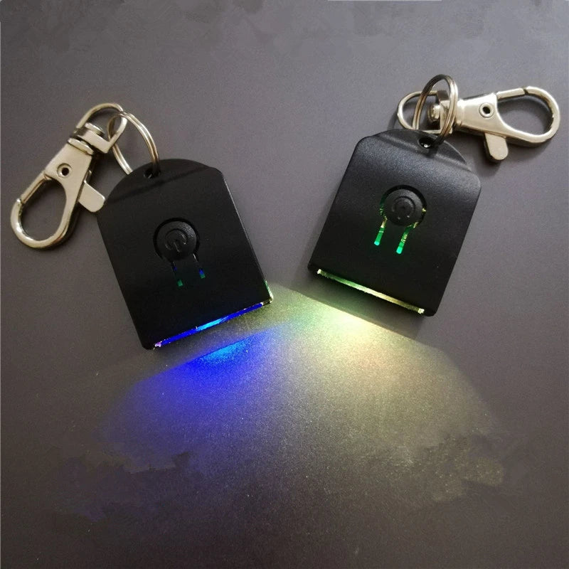 Acrylic LED Keychain – RGB Light Up Key Pendant for DIY Wedding Decor Gifts