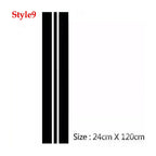 Vinyl Car Hood Stripe Decals – Personalized Auto Body Graphics for Decoration