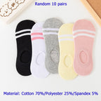 Breathable Cotton Ankle Socks – Mesh Sports Footwear for Summer Casual Wear