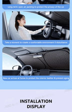 5-Layer Windshield Sun Shade – Foldable UV Protection for Sedan SUV MPV