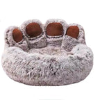 Plush Fluffy Pet Bed – Large Soft Cushion for Dogs and Cats