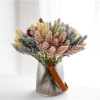 Artificial Lavender Flowers – PE Plastic Plant Bouquet for Home Table Decor