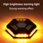 Magnetic Rotating LED Warning Light – Rechargeable Signal for Road Safety