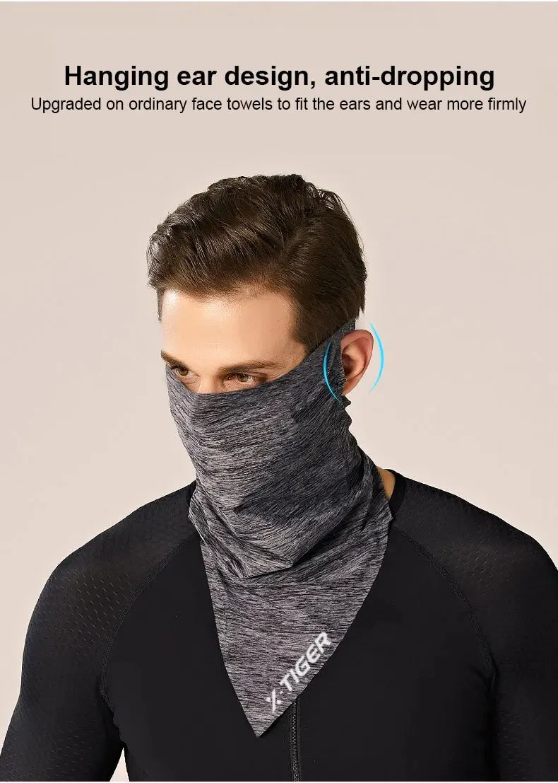 Ice Fabric Face Mask – UV Protection Bandana for Cycling and Outdoor Sports