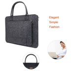 Felt Laptop Sleeve Case – Protective Carrying Bag for 11 to 17 Inch Laptops