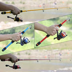 Telescopic Fishing Rod Set – Portable Spinning Reel for Travel and Outdoor