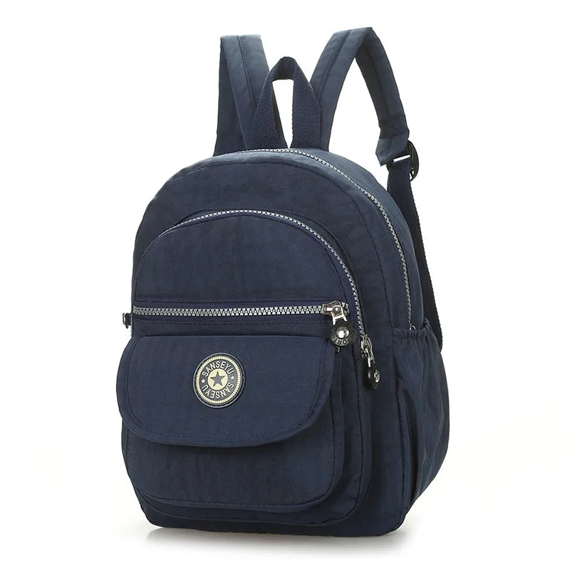 Mini Oxford Cloth Backpack – Small Shoulder Purse for Outdoor Travel