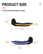 Dynamic LED Side Mirror Indicators – Sequential Blinker Lights for VW Tiguan