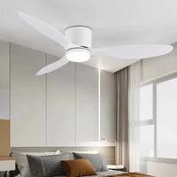 Dimmable LED Ceiling Fan – 42-52 Inch DC Motor for Modern Home Lighting