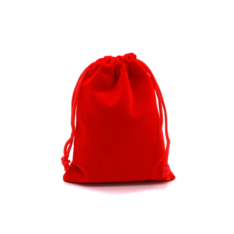 Velvet Drawstring Jewelry Bags – Soft Gift Pouches for Wedding Packaging