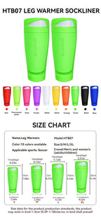 Soccer Shin Guards with Sleeves – Protective Leg Support for Youth and Adults