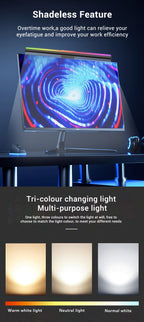 TUYA LED Monitor Light Bar – Remote Controlled E-Reading Lamp for Office