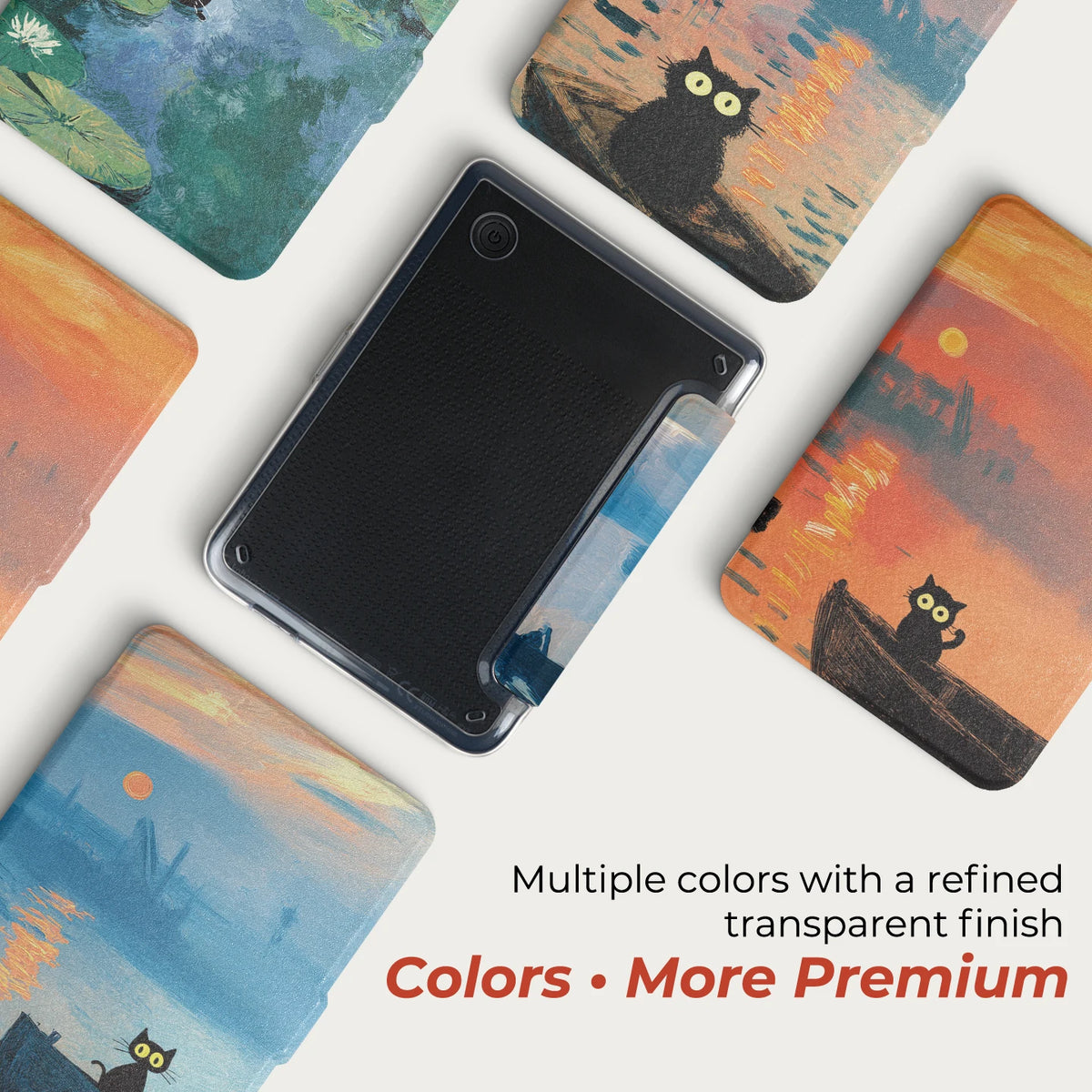 Magnetic Protective Case – Clear Back for Kobo Clara 6-inch E-Reader