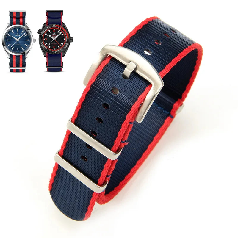 Nylon Watch Strap – 20mm 22mm Sport Band for Omega Seiko Rolex
