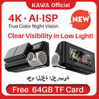 KAWA 2K Dash Camera – Night Vision Video Recorder for Vehicle Security