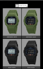 Digital Sport Watch – Multifunctional Retro Timepiece for Men