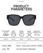 Polarized Fit-Over Sunglasses – Anti-Glare Eye Wear for Night Driving