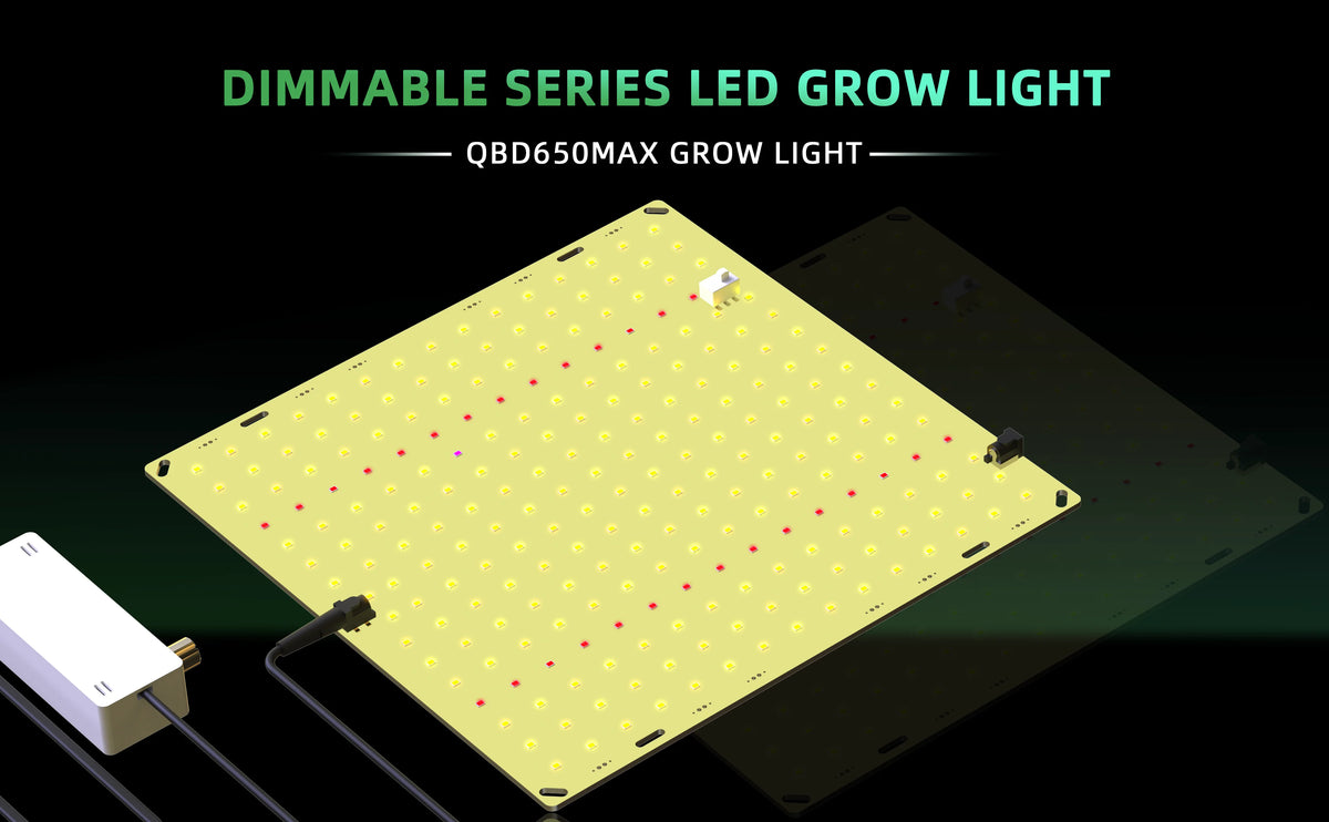 Full Spectrum LED Grow Light – 850W Quiet Fanless Panel for 5x5FT Indoor Plants