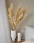 47" Faux Pampas Grass – Tall Fluffy Artificial Stems for Home Decor